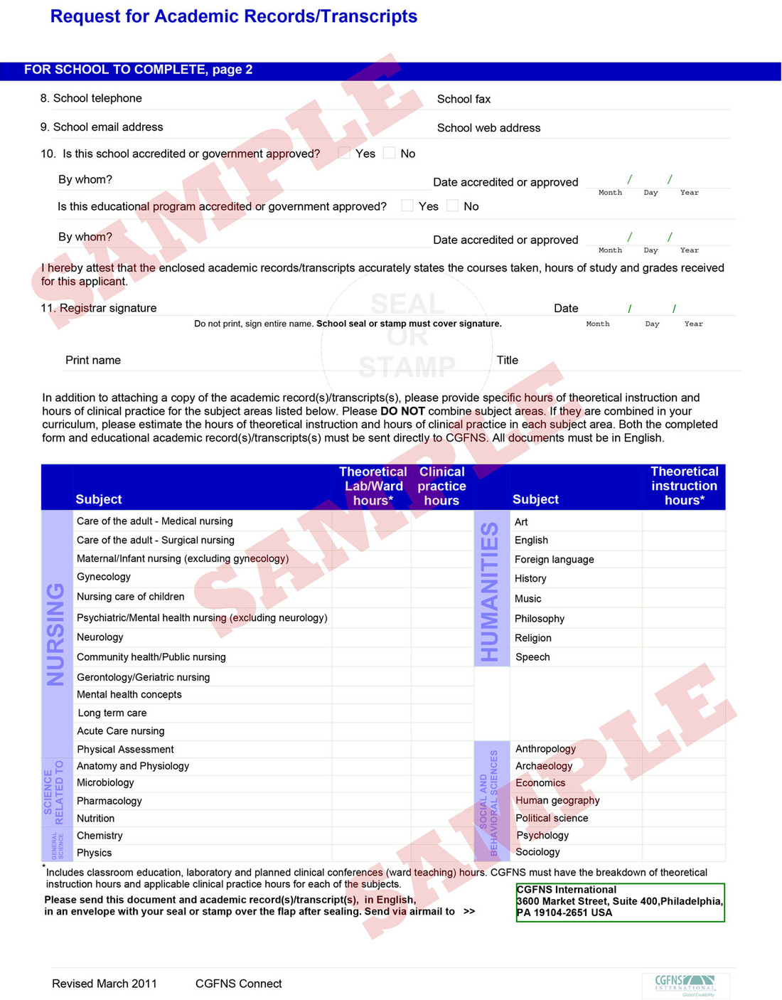 Authorization letter sample for transcript of records